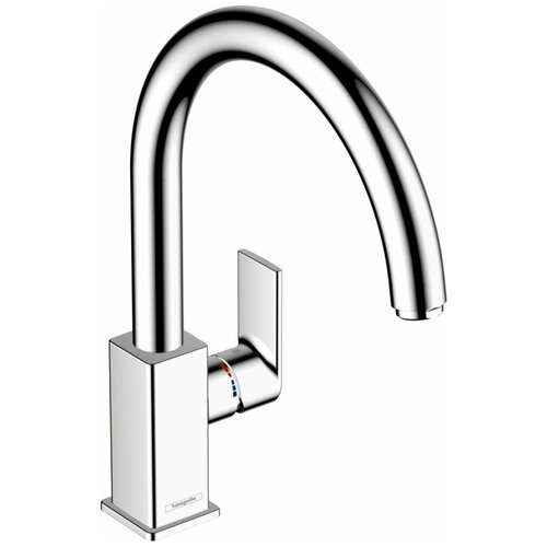 Hansgrohe 71871000 Vernis Shape M35 260 Смеситель для кухни, с поворотным изливом, хром кухонный смеситель 260 однорычажный с поворотным изливом hansgrohe vernis blend m35 71870000 хром