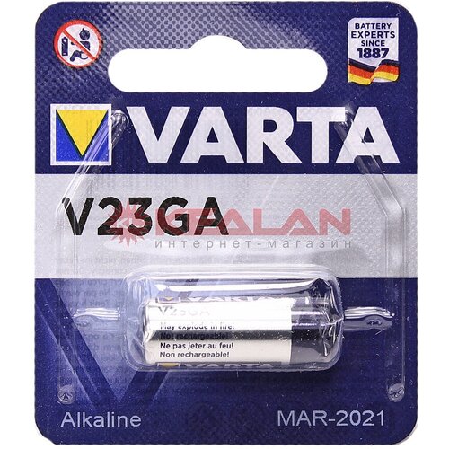 Батарейка Varta A23, 12В, 1 шт