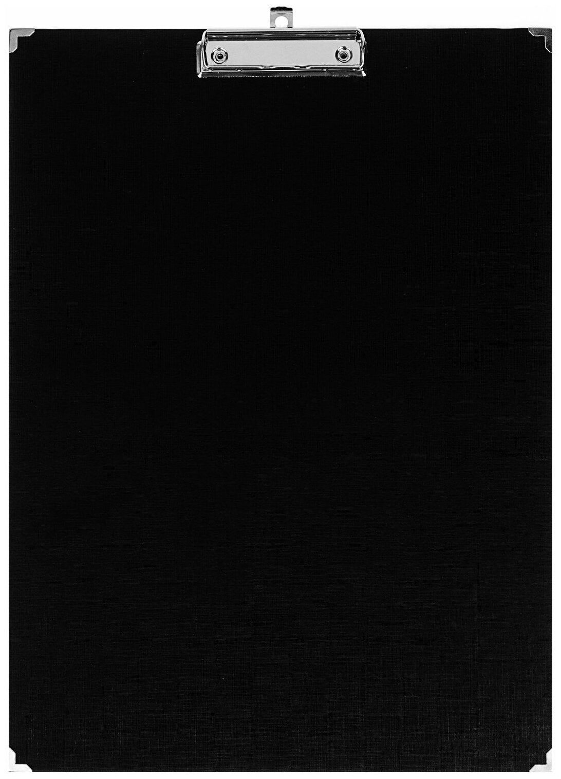 Канцбург Планшет с зажимом А3 420х300 мм бумвинил с металлическими уголками чёрный