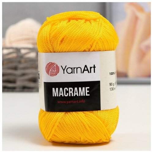 Пряжа Macrame Макраме 100% полиэстер 130м/90гр