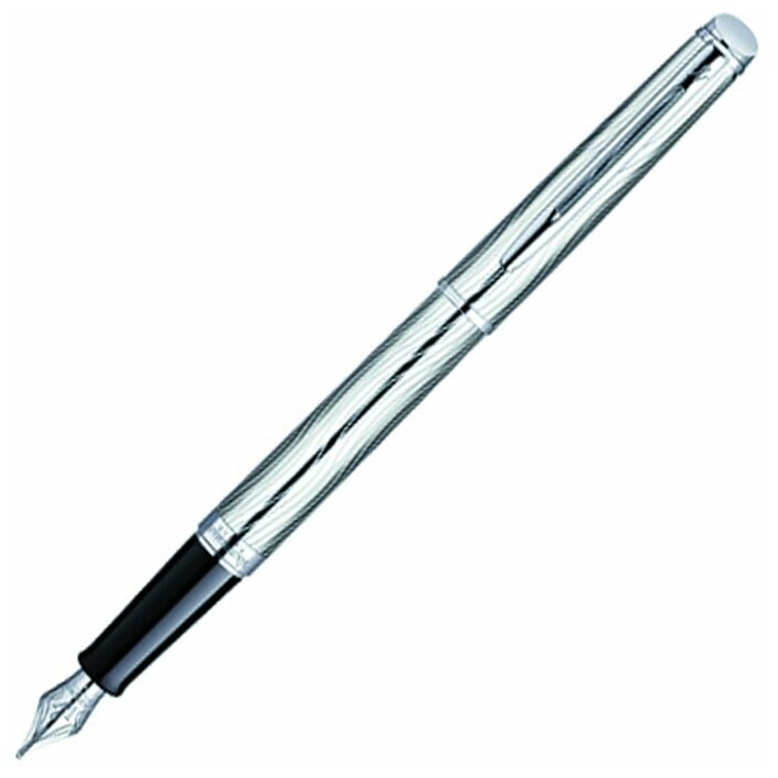 Waterman S0921010 Перьевая ручка waterman hemisphere deluxe, metal ct (перо f)