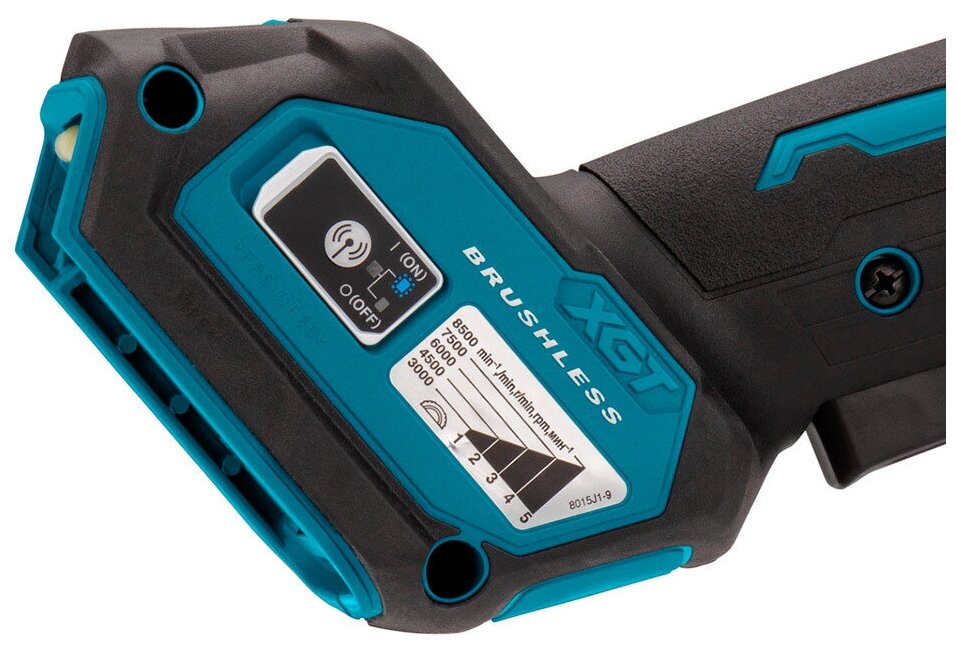 Аккумуляторная УШМ Makita GA029GZ, 125 мм, без аккумулятора - фото №9