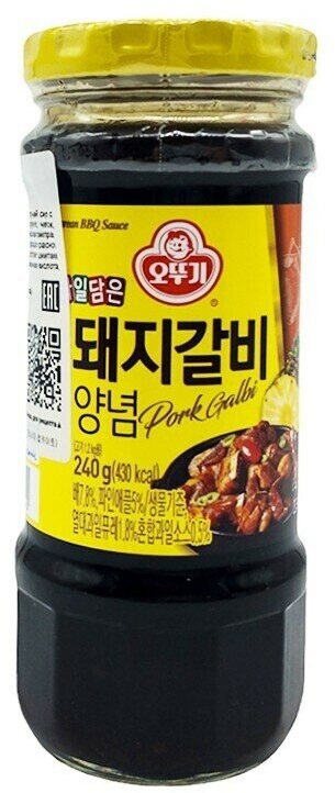 Ottogi Соус гальби для свинины Ottogi Pork Galbi sauce 240 г