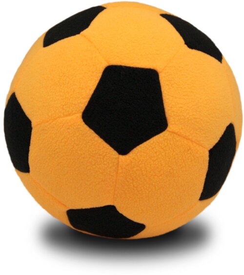 Мягкая игрушка Magic Bear Toys Мяч мягкий цвет жёлтый, чёрный (23 см.)