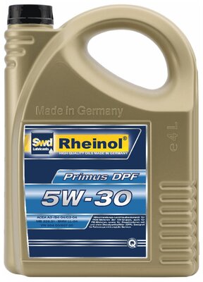 Синтетическое моторное масло SWDRheinol Primus DPF 5W-30, 4 л 30180,470