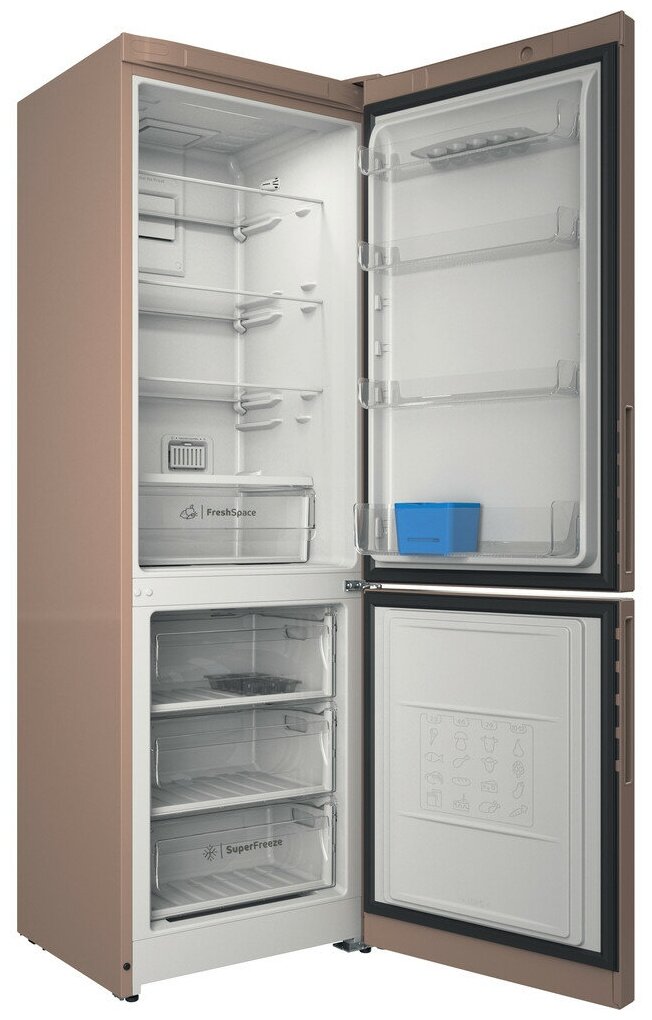 Холодильник Indesit ITR 5180 E бежевый - фотография № 3