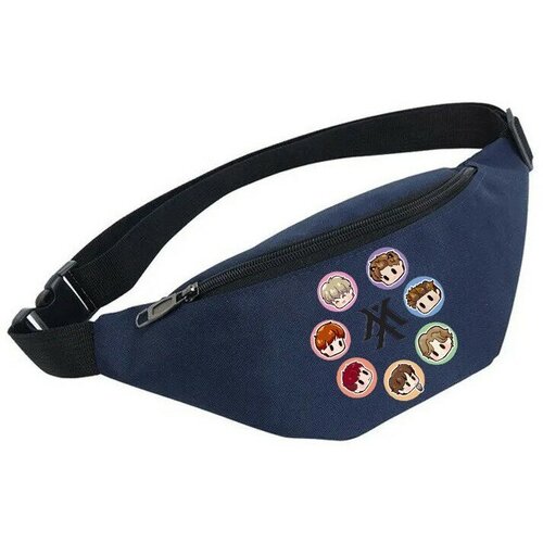 фото Сумка поясная noname, синий
