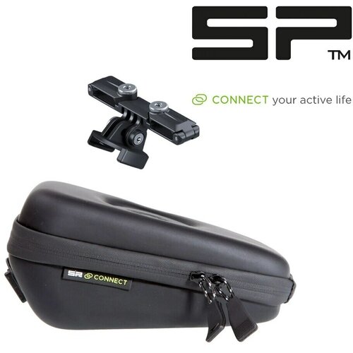 Кейс под седло велосипеда с креплением под фонарь SP Connect SADDLE CASE SET кейс для велосипеда с креплением для смартфона sp connect wedge case set тёмно серый dark gray