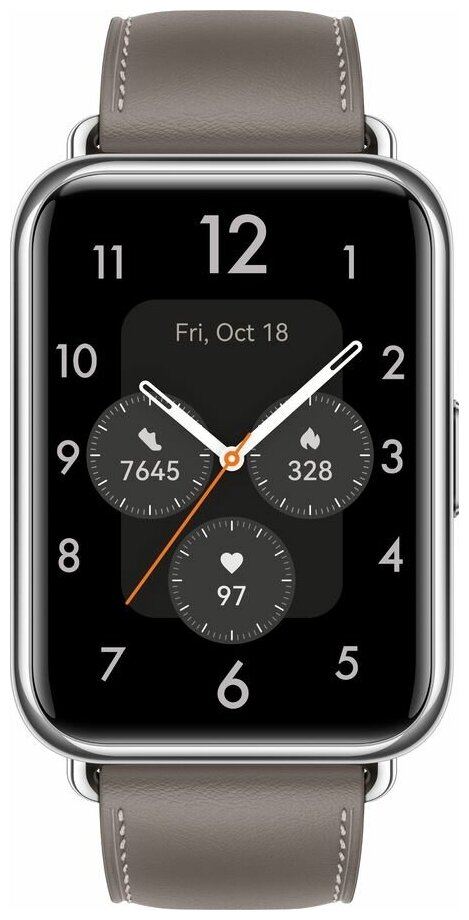 Смарт-часы Huawei Watch Fit 2 Yoda-B19V, 1.74", серый / серый [55029266]