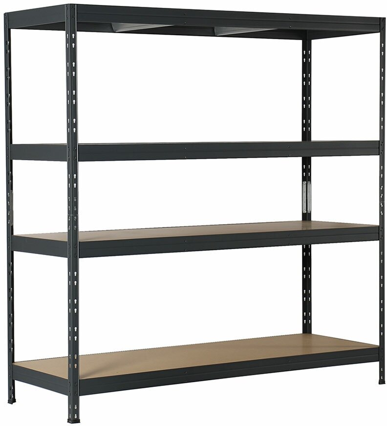 Стеллаж металлический AR Shelving Rivet Stabil 1800x1800x600 мм 4 полки