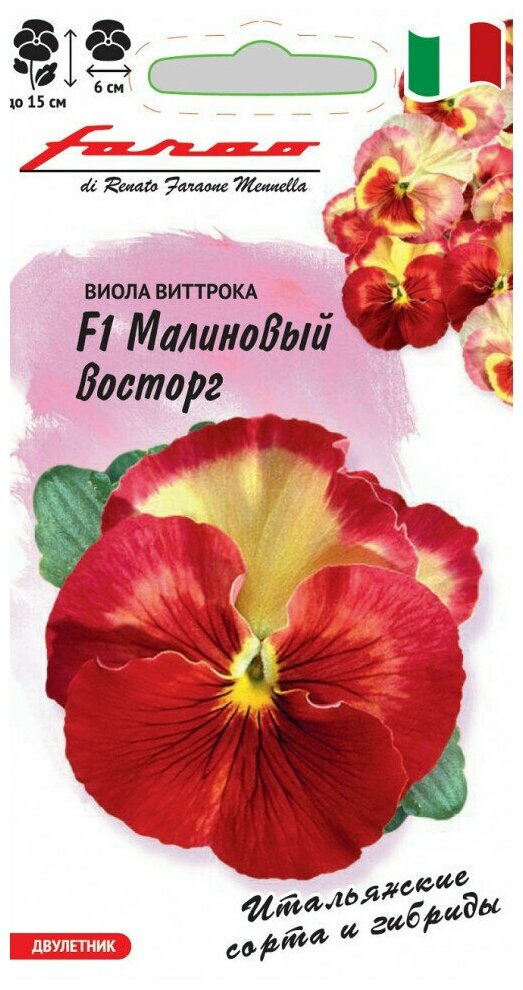 Виола Малиновый восторг F1 Виттрока, Гавриш (Анютины глазки)* серия Фарао