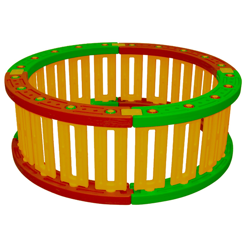 Круглый манеж для шаров 51 см Красный/Желтый/Зеленый