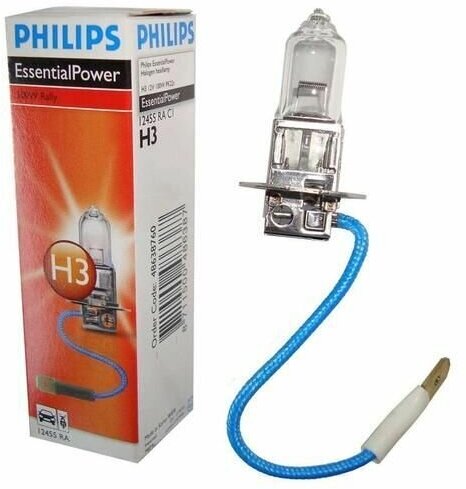 Лампа автомобильная H3 Philips 12455 12V 100W
