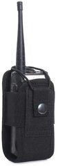 Тактическая сумка чехол для рации, универсальный подсумок для радиостанции с креплением molle, ремень, рюкзак, система моле, черный