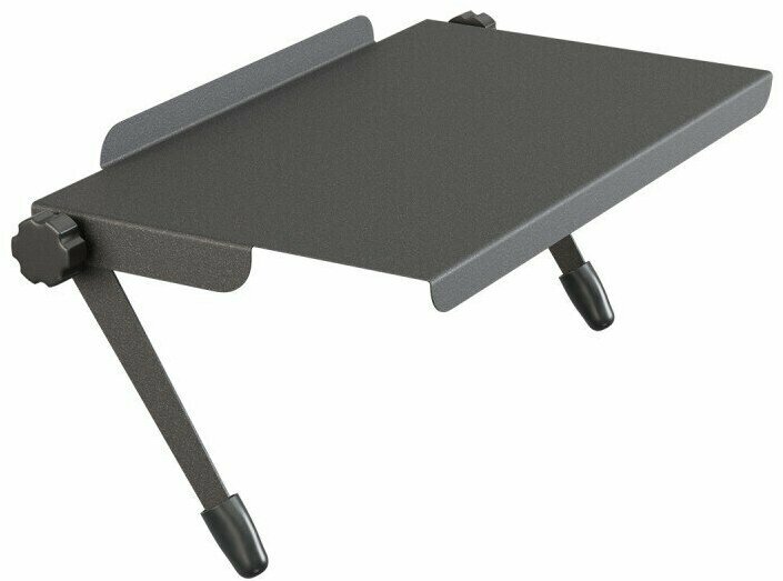 фото Навесная полка для ТВ/монитора аксессуаров, пультов, приставок, модемов РЭМО 'S1002', подставка универсальная на телевизор/монитор для аксессуаров и ТВ-приставок