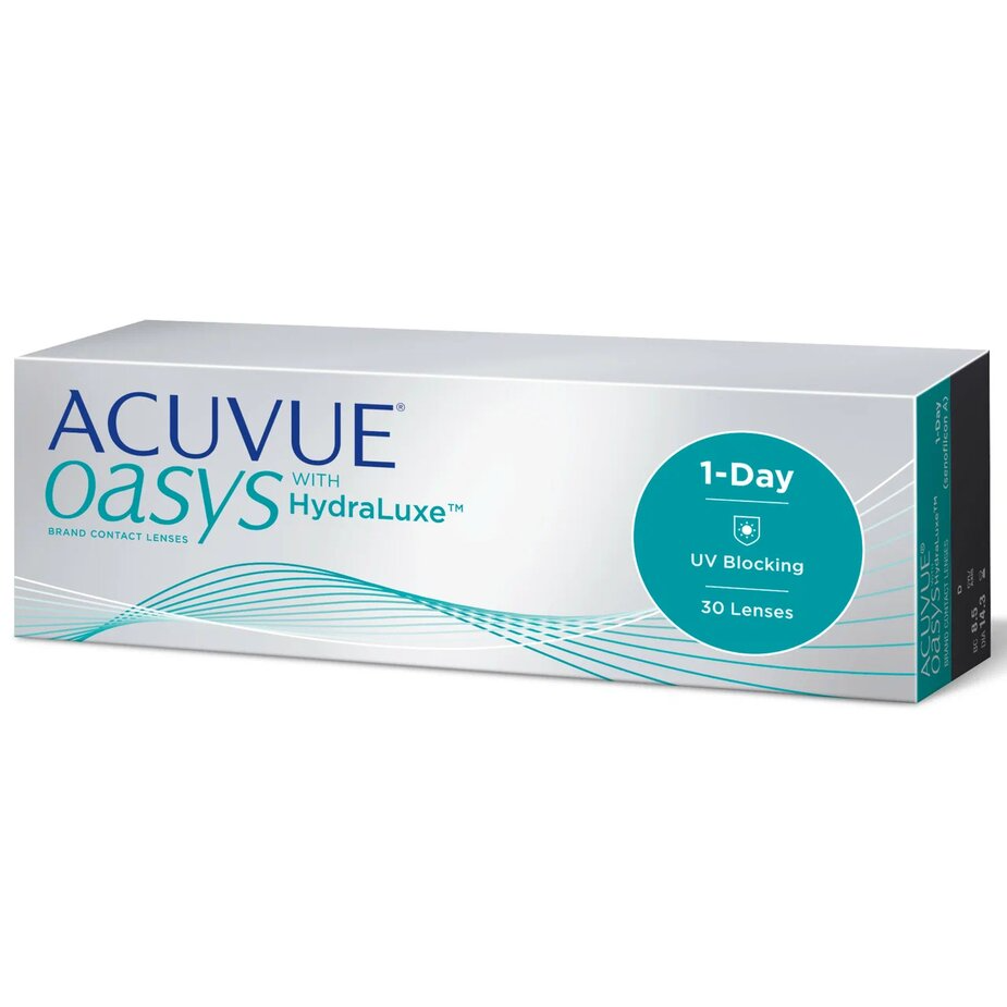 Контактные линзы 1 day acuvue oasys with hydraluxe 30 шт 8,5, -2,50 johnson & johnson Johnson & Johnson Vision Care Inc/ - фото №6