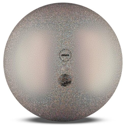 фото Мяч для художественной гимнастики amaya holoscente 400 г tecnocaucho 350536 20 см серебро с блестками