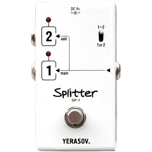 Yerasov педаль эффектов SP-1 SPLITTER 1 шт. ls 2 loop selector педаль эффектов yerasov