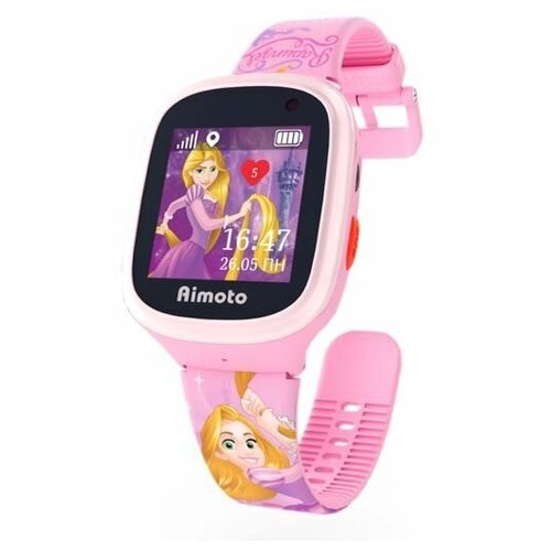 AIMOTO Disney Принцесса -Рапунцель Умные часы-телефон с GPS (розовый) 9301104