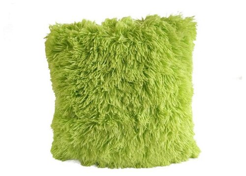 Подушка декоративная из искусственного меха MIOLETTO DP-3-6 зеленая 45х45