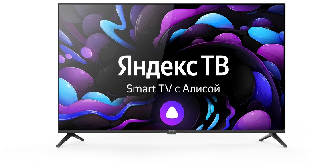 Телевизор CENTEK CT-8740 черный 40_LED SMART FullHD Wi-Fi Bluetooth YaOS