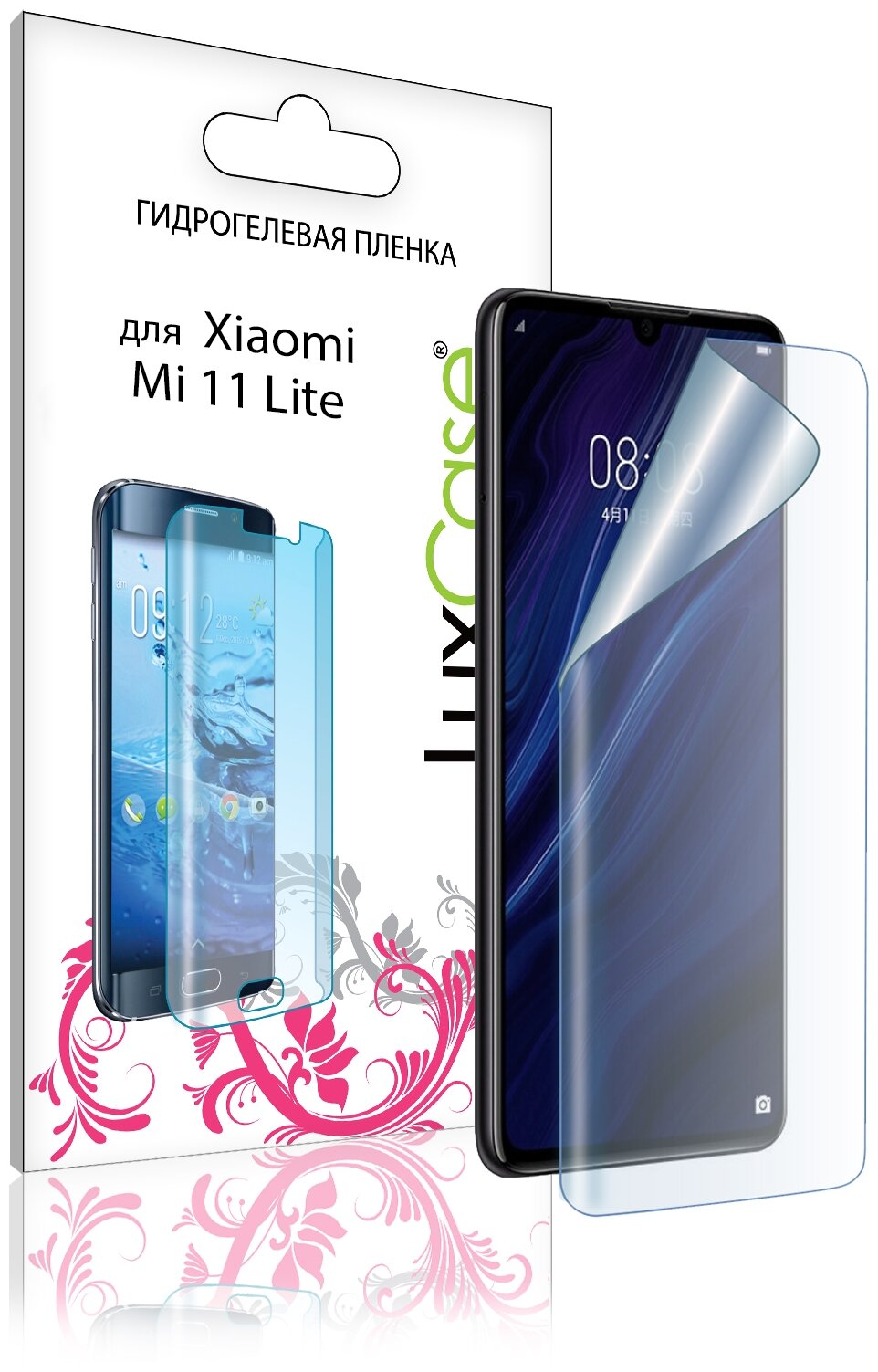 Пленка гидрогелевая LuxCase для Xiaomi Mi 11 Lite Transperent 86413 - фото №1