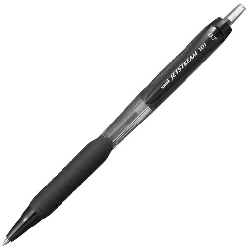 Uni Mitsubishi Pencil Ручка шариковая JetStream, 0,7 мм (SXN-101-07), черный цвет чернил, 1 шт.