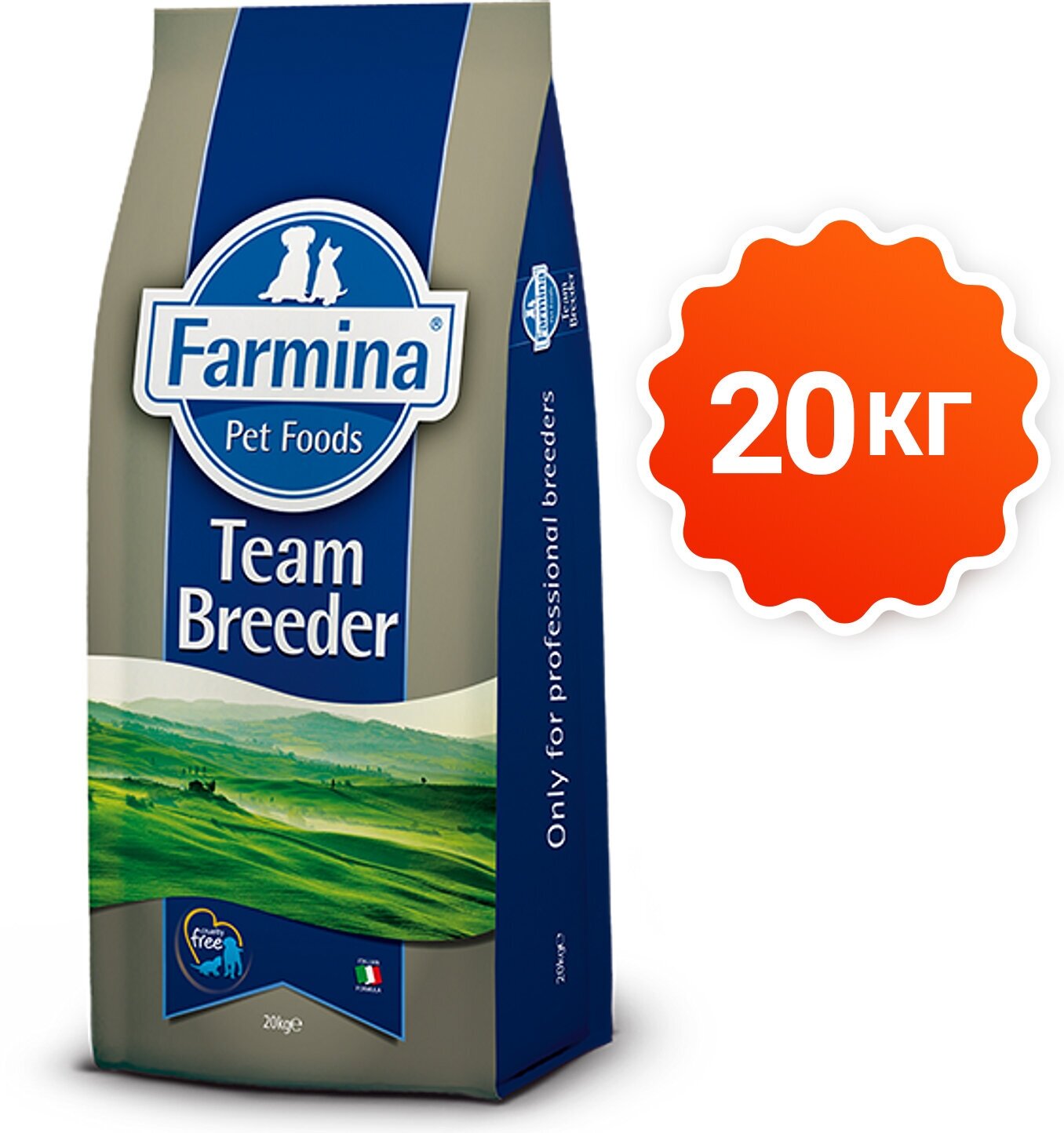 Farmina 20 кг Team Breeder Basic Lamb сухой гипоаллергенный корм для собак (Ягненок)