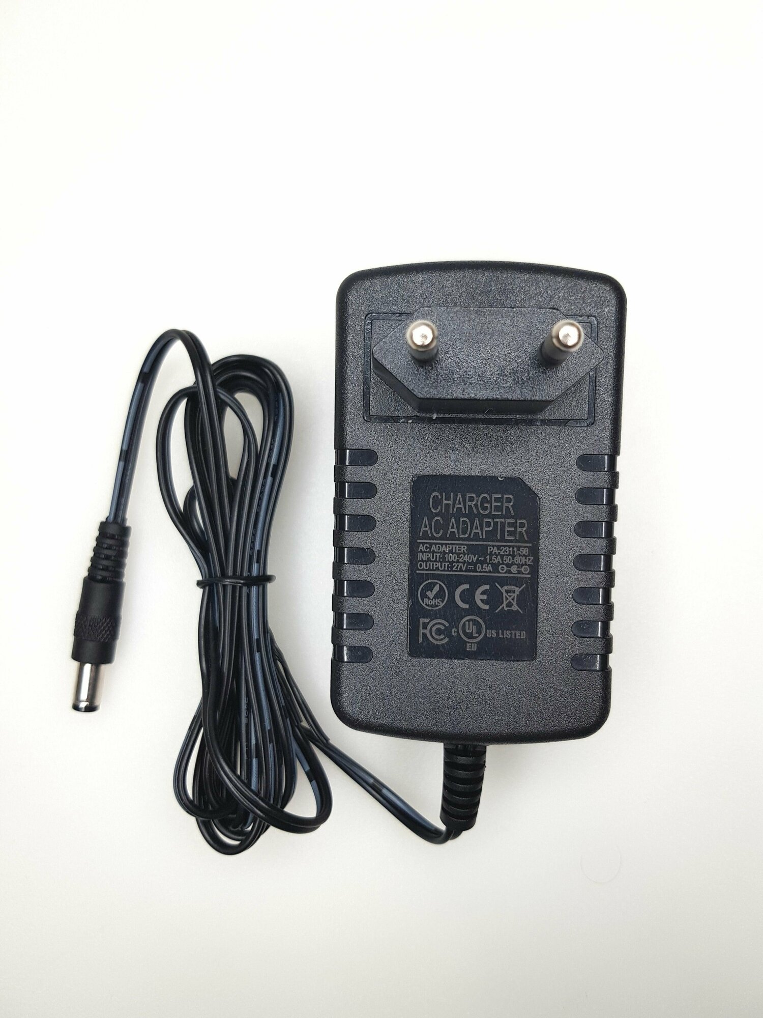 Зарядное устройство адаптер питания для пылесоса Gorenje SVC144FBK, SVC216F 27V 0.5A - фотография № 2