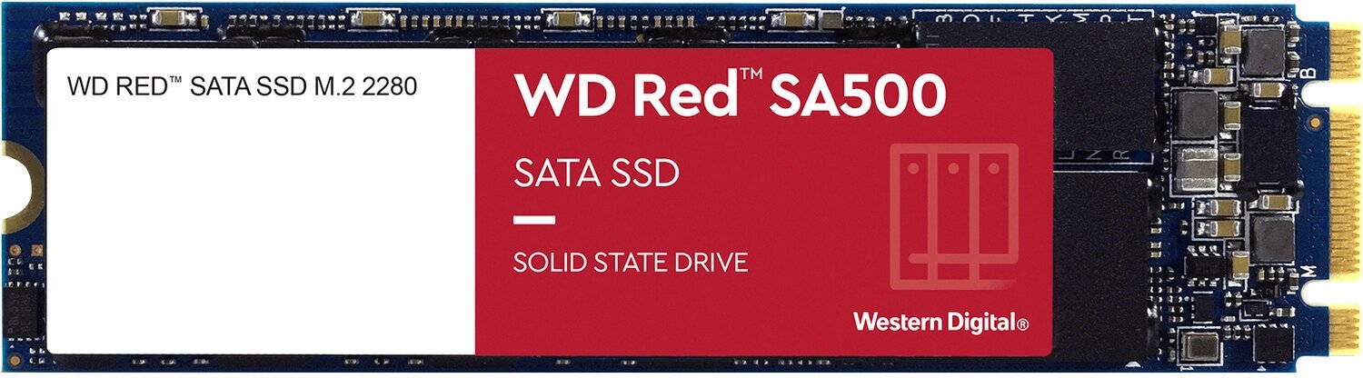 SSD накопитель WD Red SA500 2Тб, M.2 2280, SATA III - фото №8