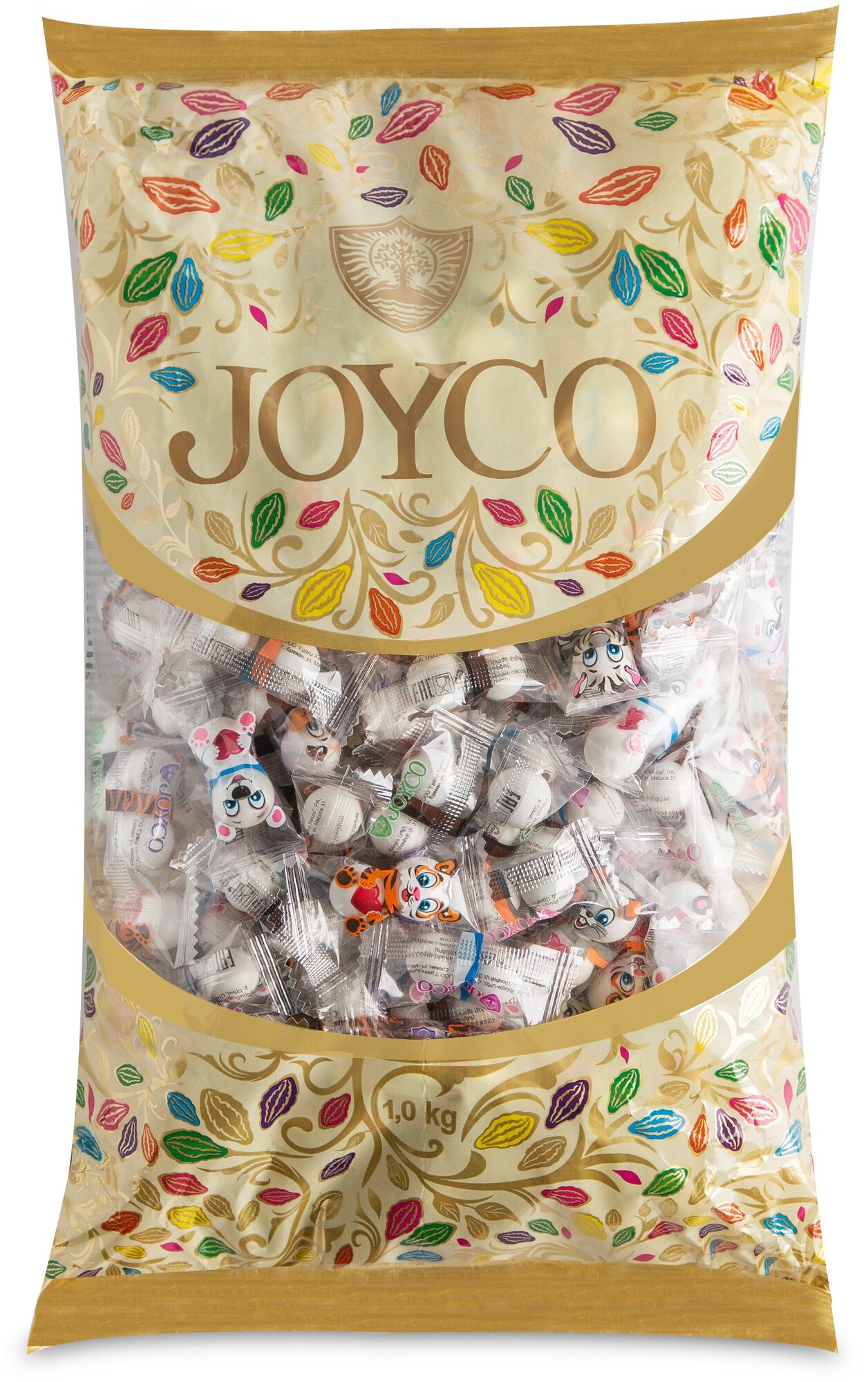 Конфеты драже с воздушным рисом JOYCO упаковка 1 кг - фотография № 1