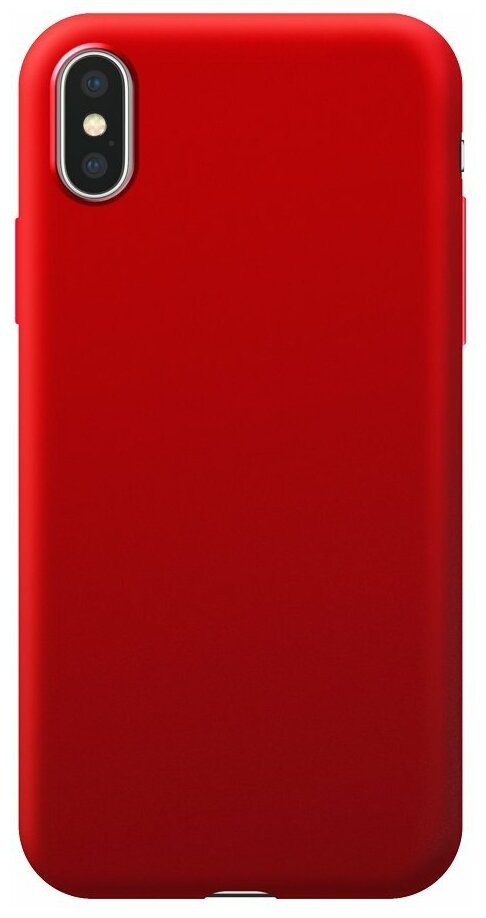 Чехол Deppa Case Silk для Samsung Galaxy S9, серый металлик, Deppa - фото №1