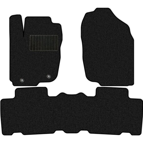 Коврики текстильные Allmone "Комфорт" для Toyota Rav4 4 (XA40) 2012 - 2019 задний цельный, черные