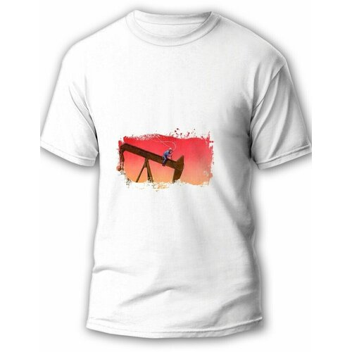 фото Футболка, размер l, белый будь на стиле