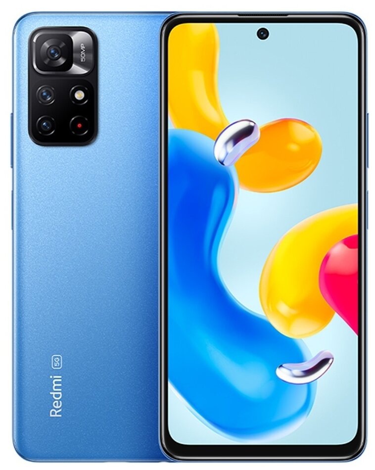 Смартфон Xiaomi Redmi Note 11S 5G 6/128 ГБ Global, сумеречно-синий