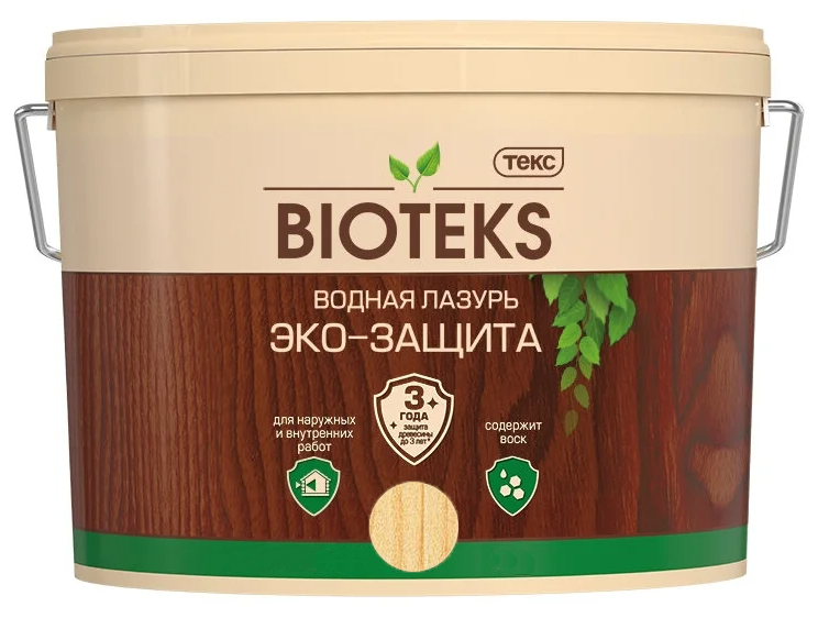 Водная лазурь Bioteks Эко-защита (0,9л) клен