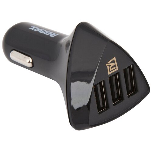 Автомобильное зарядное устройство REMAX с 3 USB выходами Alien Series Car Charger RCC304 ток зарядки 4,2А (черное)