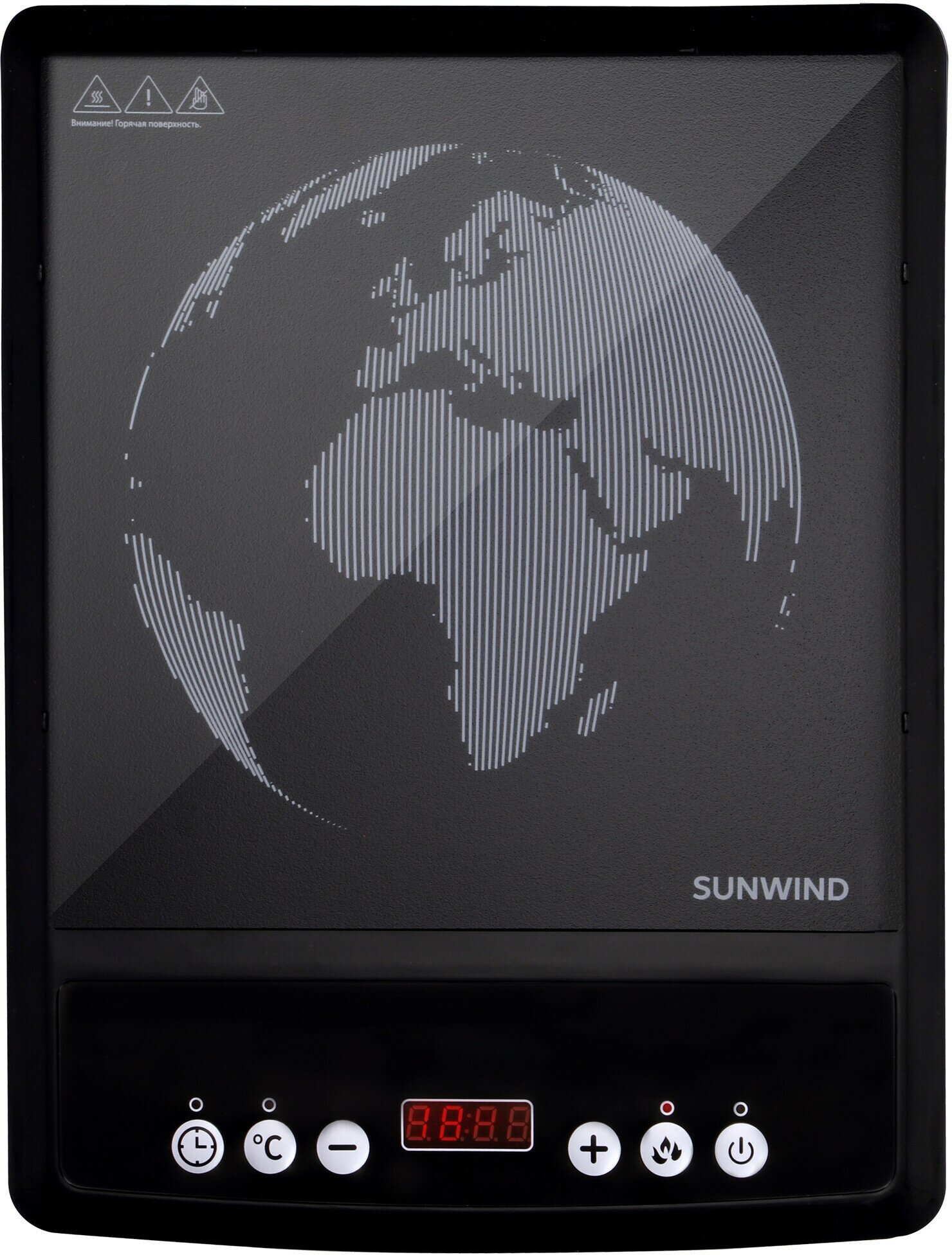 Настольная плита Sunwind SCI-0501 черный