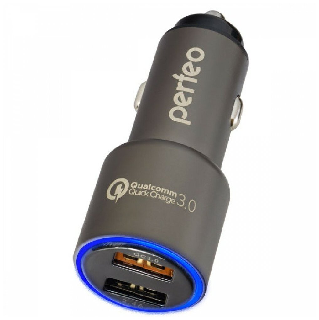    PERFEO  QC3.0, 2xUSB, QC3.0+2.4, , "AUTO2 QC" (PF_A4491)