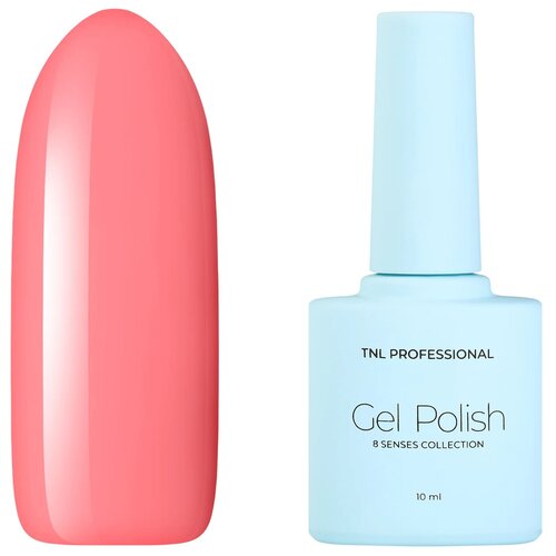 TNL Professional гель-лак для ногтей 8 Чувств, 10 мл, 10 г, №043 - сахарный коралл