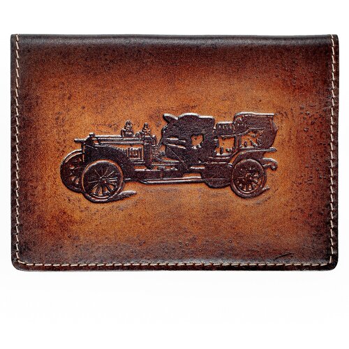 Обложка для автодокументов , коричневый