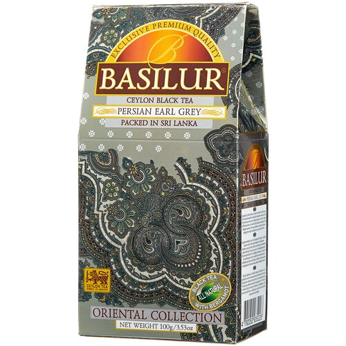 Чай черный Basilur Oriental Collection Persian Earl Grey, бергамот, натуральный, 100 г, 1 пак.
