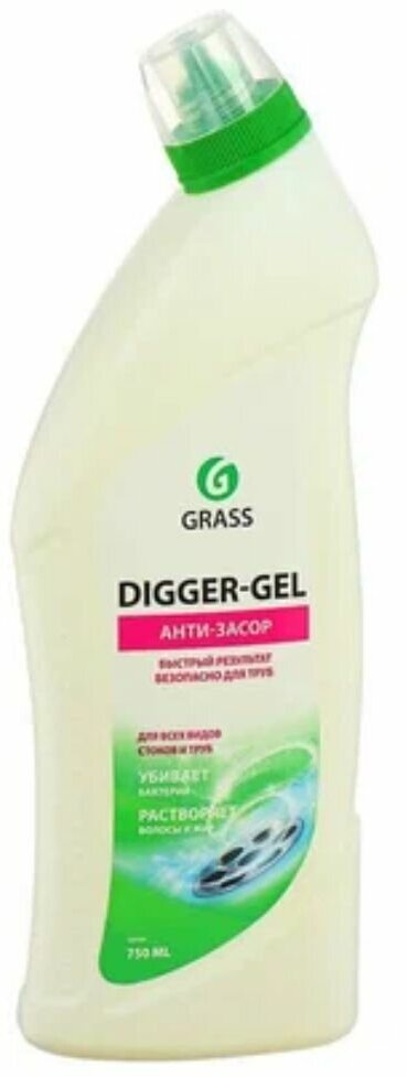 Средство для прочистки труб канализации Digger-Gel Grass