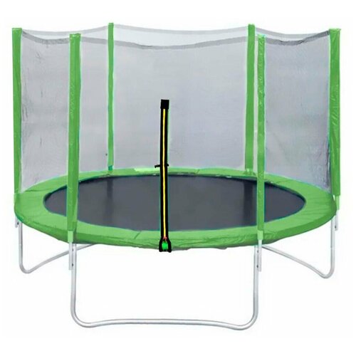 Батут DFC Trampoline Fitness 6ft наружн. сетка, синий (183см) батут спортивный dfc 12 футов без сетки 12ft trbl