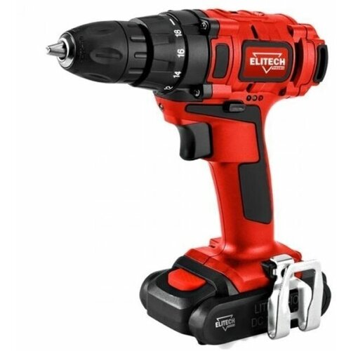 Аккумуляторная дрель-шуруповерт Elitech ДА 18СЛ2 Е220100601 839900₽