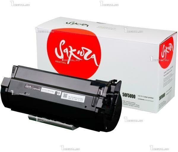 Картридж SAKURA 50F5U00 черный для Lexmark MS510/MS610 совместимый (20K) (SA50F5U00)