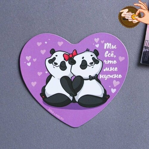 Магнит на холодильник Панды 7 х 6 см 420₽