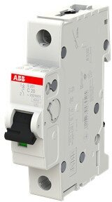 Автоматический выключатель ABB S201 2CDS251001R0204 1P C 20А 6кА C20