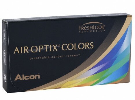 Линзы контактные цветные Alcon/Алкон air optix colors (8.6/-4,50) Blue 2шт Алкон Лабораториз Инк US - фото №10