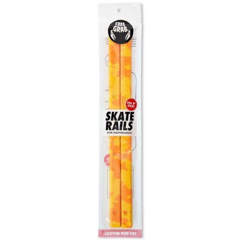 Наклейка для сноуборда CRAB GRAB Skate Rails, Orange Juice Swirl